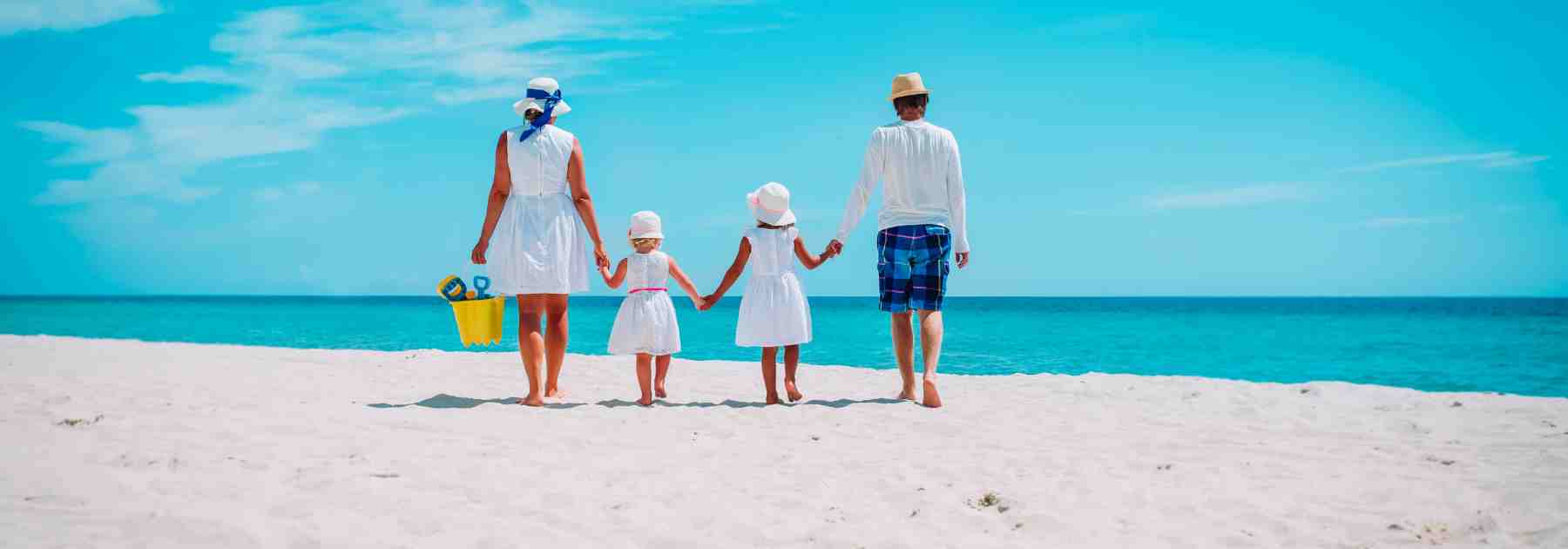 Happy family on vacation