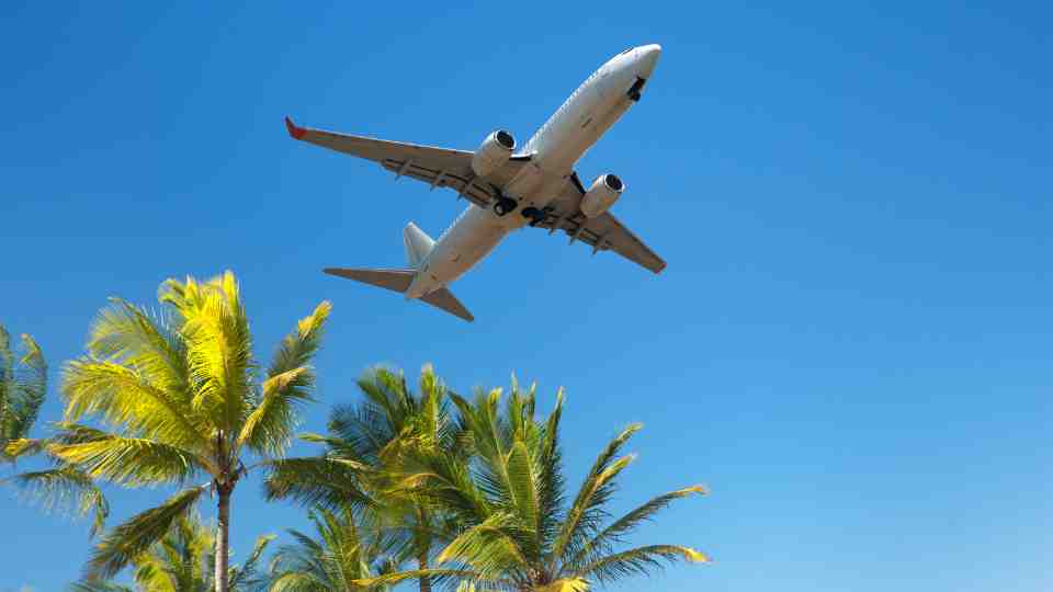 Flying to a holiday destination safely