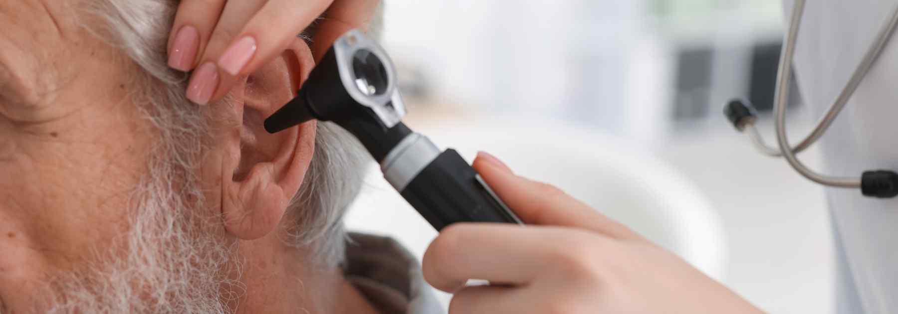 Ear check close up image